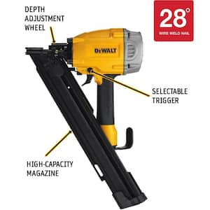 Pneumatic 28-Degree Corded Framing Nailer