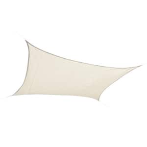 16 ft. x 16 ft. Cream Square Shade Sail 140 gsm