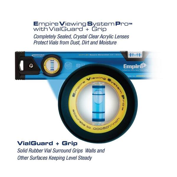 Test, Measure & Inspect Empire e70.24 24Inch Professional Aluminum Box