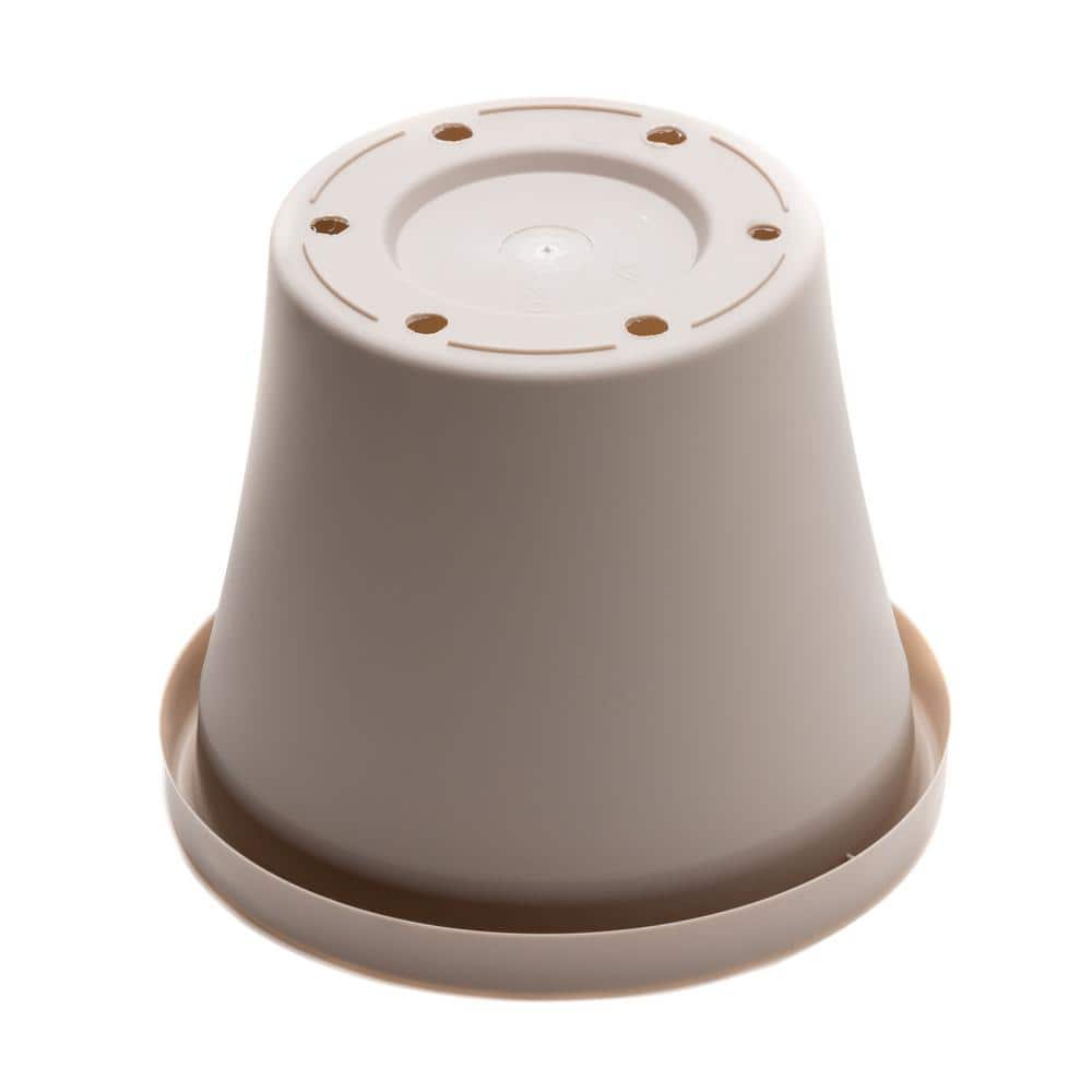 Pebble Stone 10" Tapered Indoor & Outdoor Planter with UV Resistance
