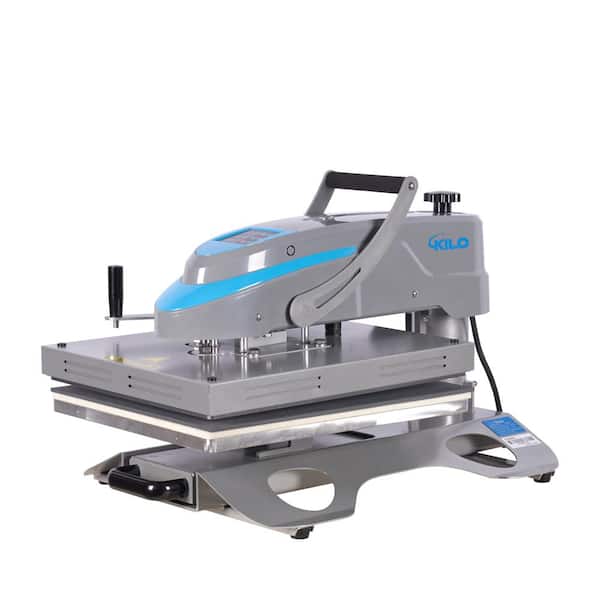 Unbranded 16 x 20 Manual Swing Head Heat Press Machine, Blue Plus Grey