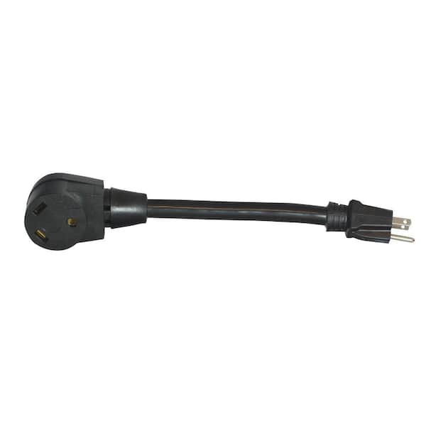 Rodale 1 ft. 15 Amp Male to 30 Amp Recreational Vehicle Female Adapter Cord