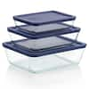 Simply Store® 6-piece Rectangular Glass Storage Set