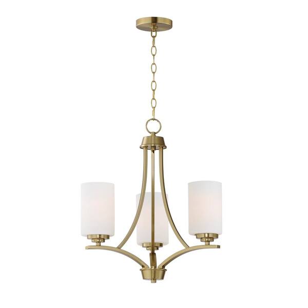 Maxim Lighting Deven 3-Light Gray Chandelier