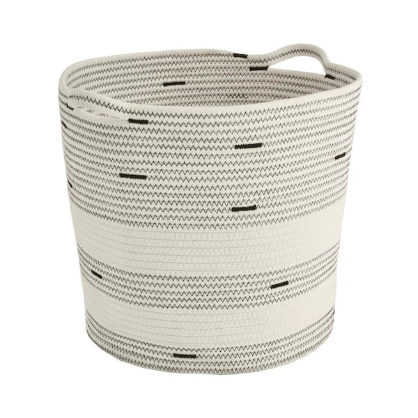 Round Basket With Rope XL 40hx37w By Stories