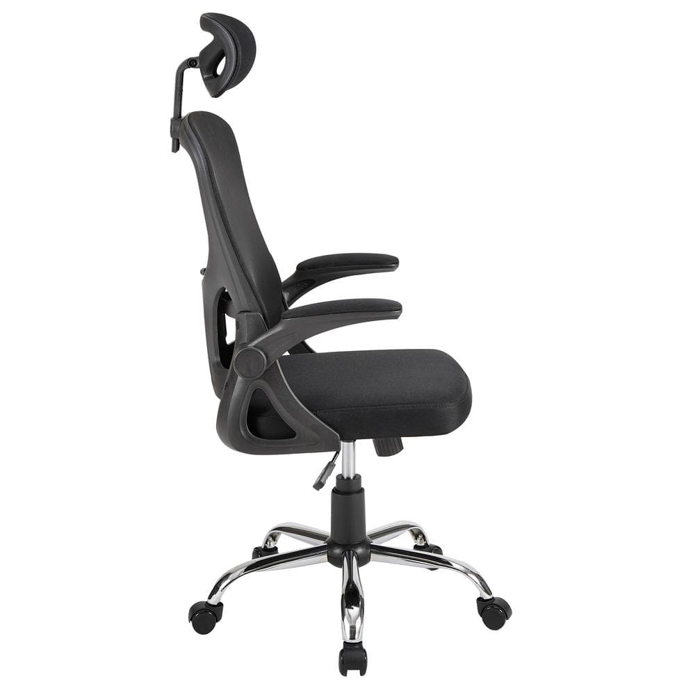 Black Ergonomic High Back Mesh Swivel Office Chair with Adjustable Arms