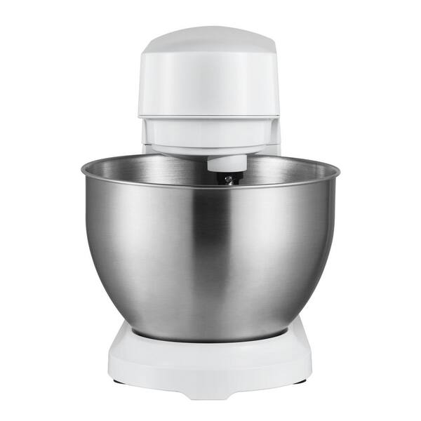 Midea 5 qt 6-Speed Stainless Steel Stand Mixer with Tilt-Head in