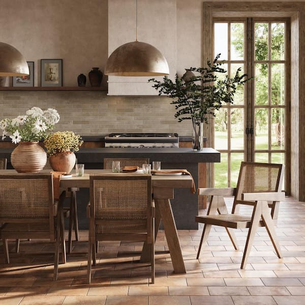 Montana Rectangular 5 in. x 10 in. Matte Bitterroot Porcelain Tile (5.6 sq. ft./Case)