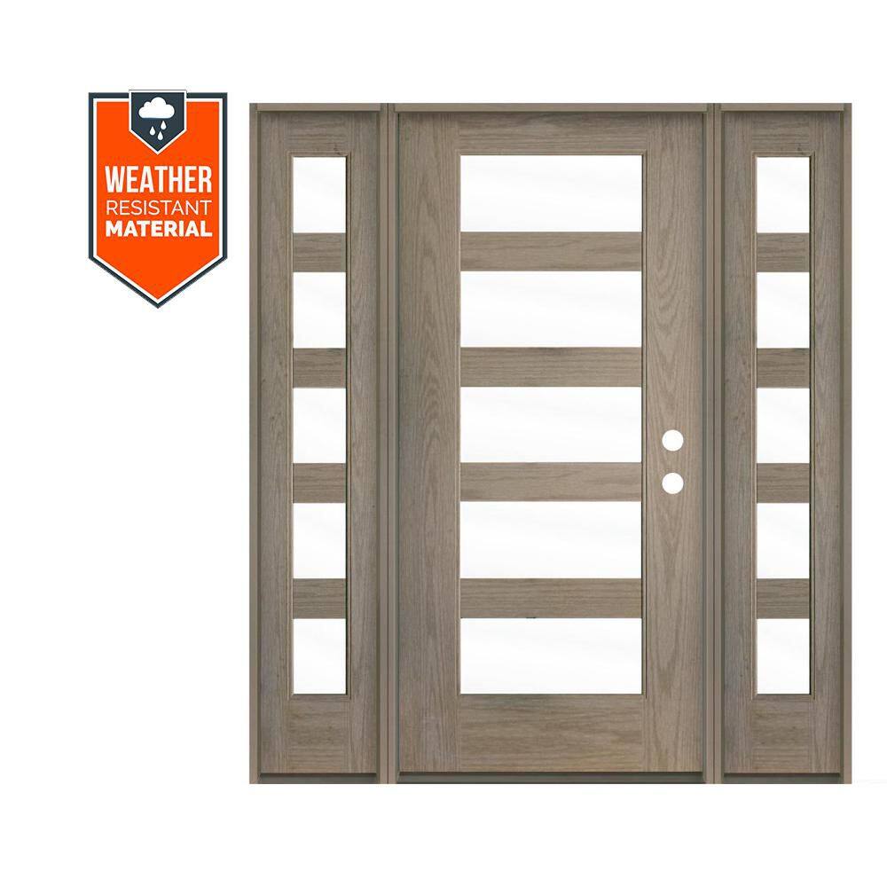 クロス Krosswood Doors ASCEND Modern 64 in. x 79 in. Left-Hand/Inswing 5