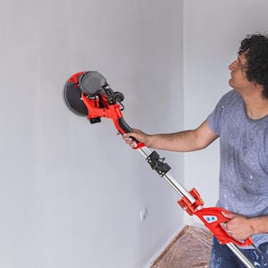 Drywall Sander 850-Watt Electric Drywall Sander Foldable Sheetrock Sander Telescope Handle Variable Speed