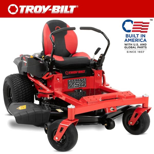 Mustang 54 in. 24 HP V-Twin Kohler 7000 Series Engine Dual Hydrostatic Drive Gas Zero Turn Riding Lawn Mower