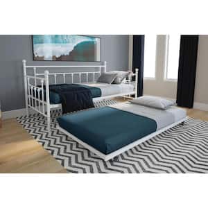 Mia White Twin Daybed and Trundle Set
