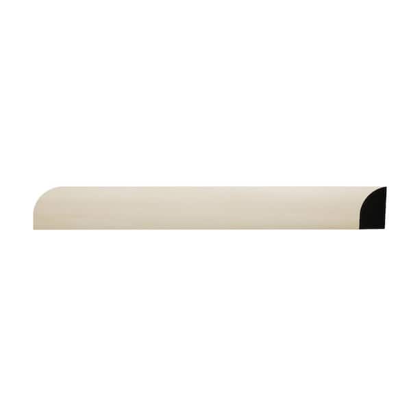 Ekena Millwork WM129 0.44 in. D x 0.69 in. W x 6 in. L Wood (Poplar) Baseboard Moulding Sample