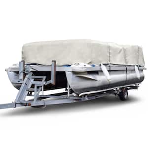 Sportsman 300 Denier 17 ft. to 20 ft. (Beam Width Up to 110 in.) Gray Pontoon Boat Cover Size PT-2