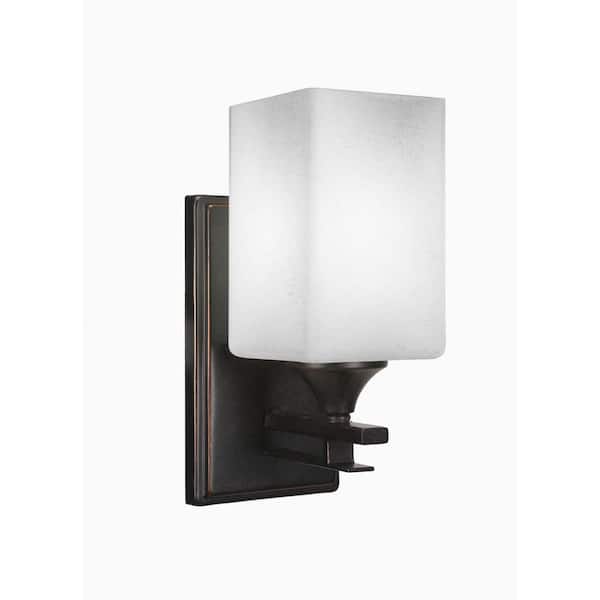 Ontario 1-Light Dark Granite Wall Sconce