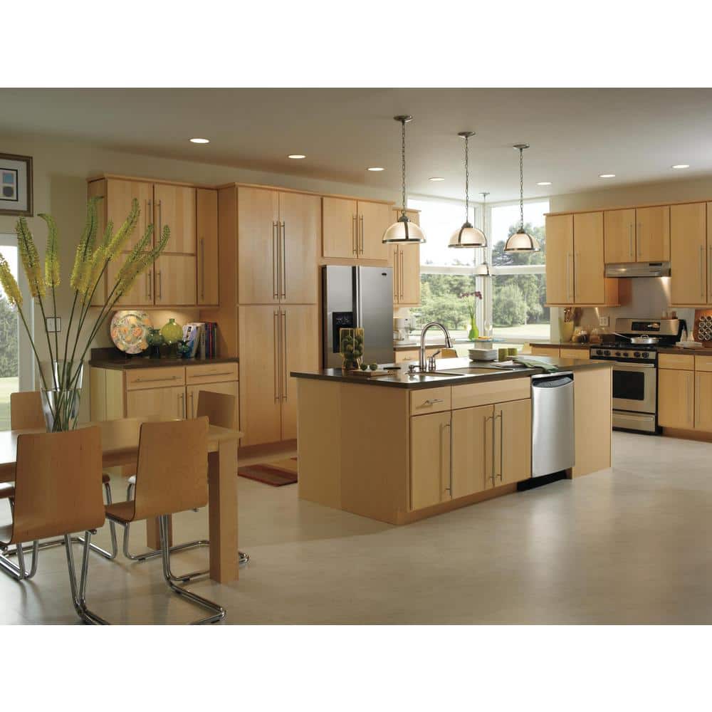 Leland Brushed Stainless Steel Pull-Down Kitchen Faucet with Soap Dispenser