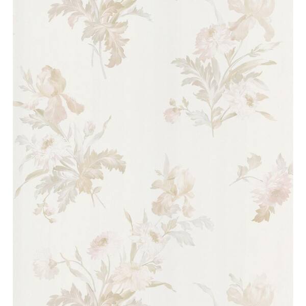 Brewster Iris Floral Wallpaper