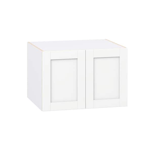 Milton 30 in. W x 24 in. D x 20 in. H Assembled Shaker Wall Bridge Kitchen Cabinet in Bright White