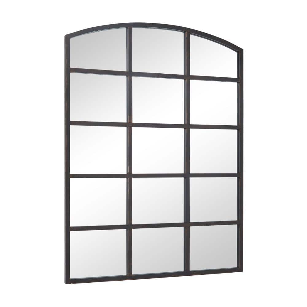 Bronze Wood Rectangular Dresser Mirror 36" x 48"