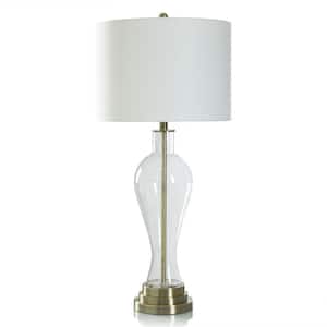 Meyer&Cross Dax 25-1/8 in. Tapered Seeded Glass Table Lamp TL0193 - The  Home Depot