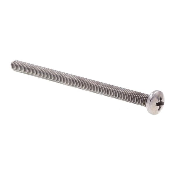 Prime-Line #10-32 x 3 in. Grade 18-8 Stainless Steel Phillips Drive Pan Head Machine Screws (10-Pack)