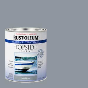 1 qt. Gloss Battleship Gray Topside Paint (4-Pack)