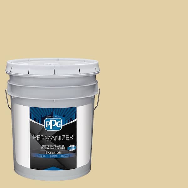 PERMANIZER 5 gal. PPG1105-4 Foothills Flat Exterior Paint