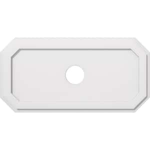 32 in. W x 16 in. H x 4 in. ID x 1 in. P Emerald Architectural Grade PVC Contemporary Ceiling Medallion