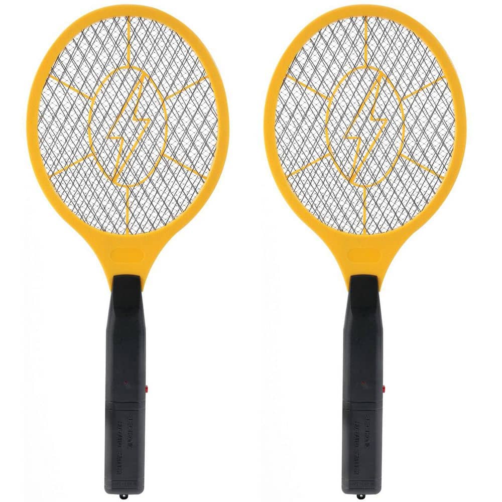 Electric Fly Swatter for Indoor Pest Control Handheld Insect Killer Bat Battery Powered Electric Mosquito Swatter 2-Pack price history on PriceWatchPro