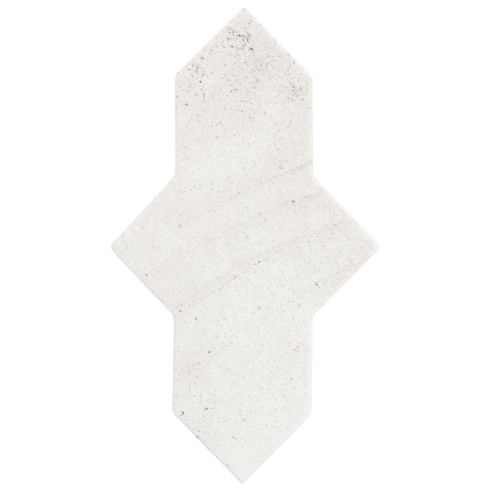 Tripoli Cruz White 4.84 in. x 0.39 in. Terracotta Look Matte Porcelain Floor and Wall Tile Sample price history on PriceWatchPro