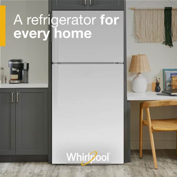 Whirlpool 18.2 cu. ft. Top Freezer Refrigerator in White