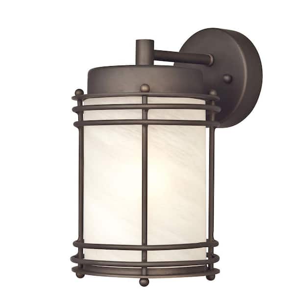 Westinghouse Parksville Wall-Mount 1-Light Outdoor Oil Rubbed Bronze Wall Lantern Sconce