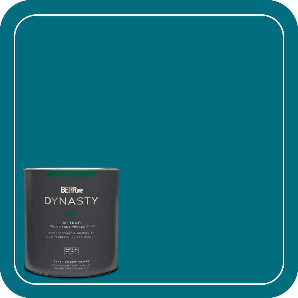 BEHR DYNASTY 1 qt. #MQ4-54 Coastal Jetty Semi-Gloss Exterior Stain ...