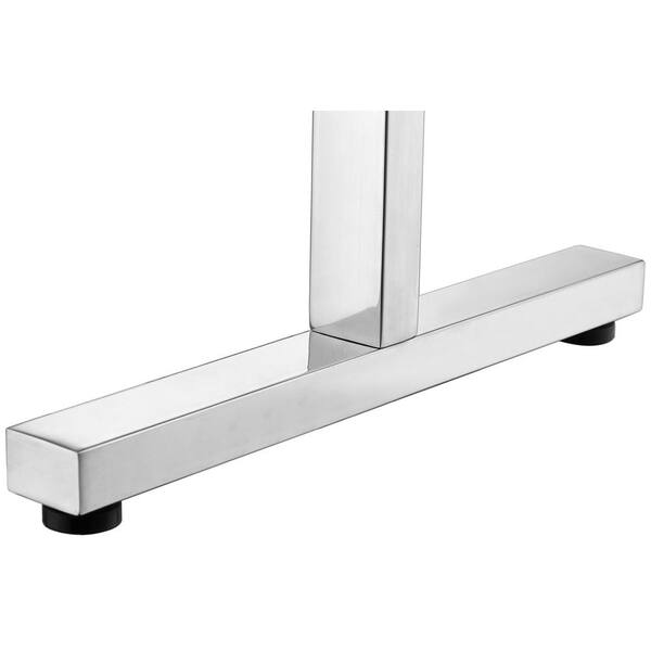 Riposte Series 6-Bar Stainless Steel Floor Mounted Electric Towel Warmer Rack in Brushed Nickel Riposte Series 6-Bar Stainless Steel Floor Mounted Electric Towel Warmer Rack in Brushed Nickel