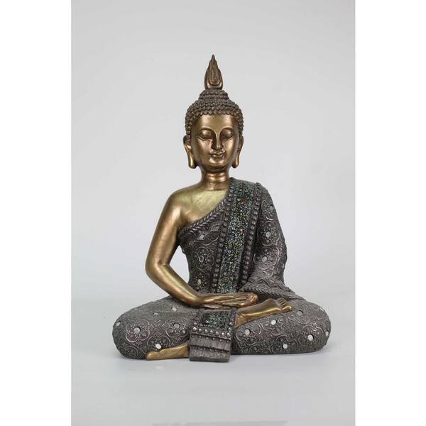 Zaer Ltd. International 15.75 in. Tall in Gold and Silver