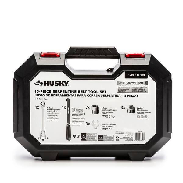 husky serpentine belt tool