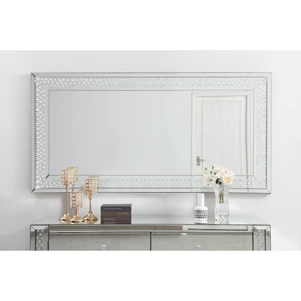 Unbranded 72in H x 36in W rectangle Clear LED Mirror