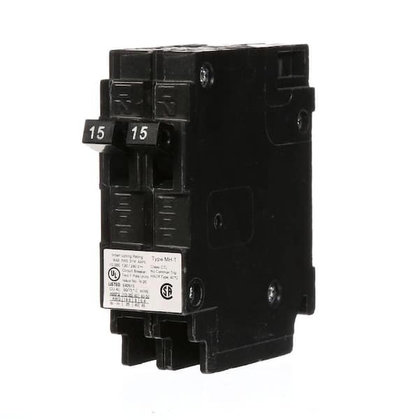 Murray (2) 15 Amp Tandem Single-Pole Type MH-T Circuit Breaker