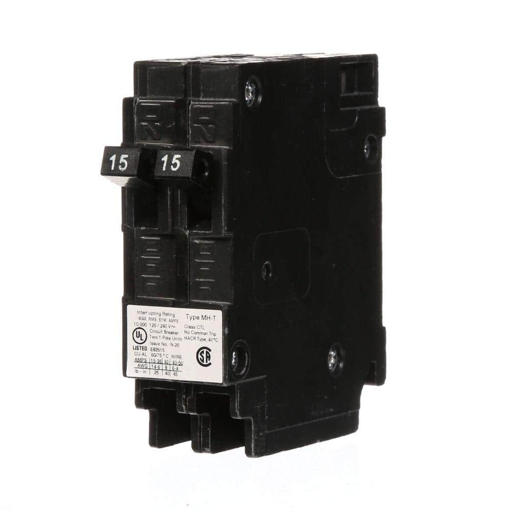 Crouse Hinds 15 A Tandem MH1515  MH/MM Circuit Breaker 