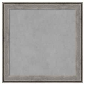 Regis Barnwood Grey 29 in. x 29 in Framed Magnetic Board