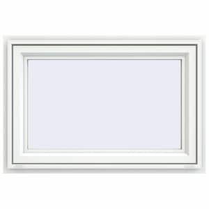 35.5 in. x 29.5 in. V-4500 Series White Vinyl Awning Window with Fiberglass Mesh Screen