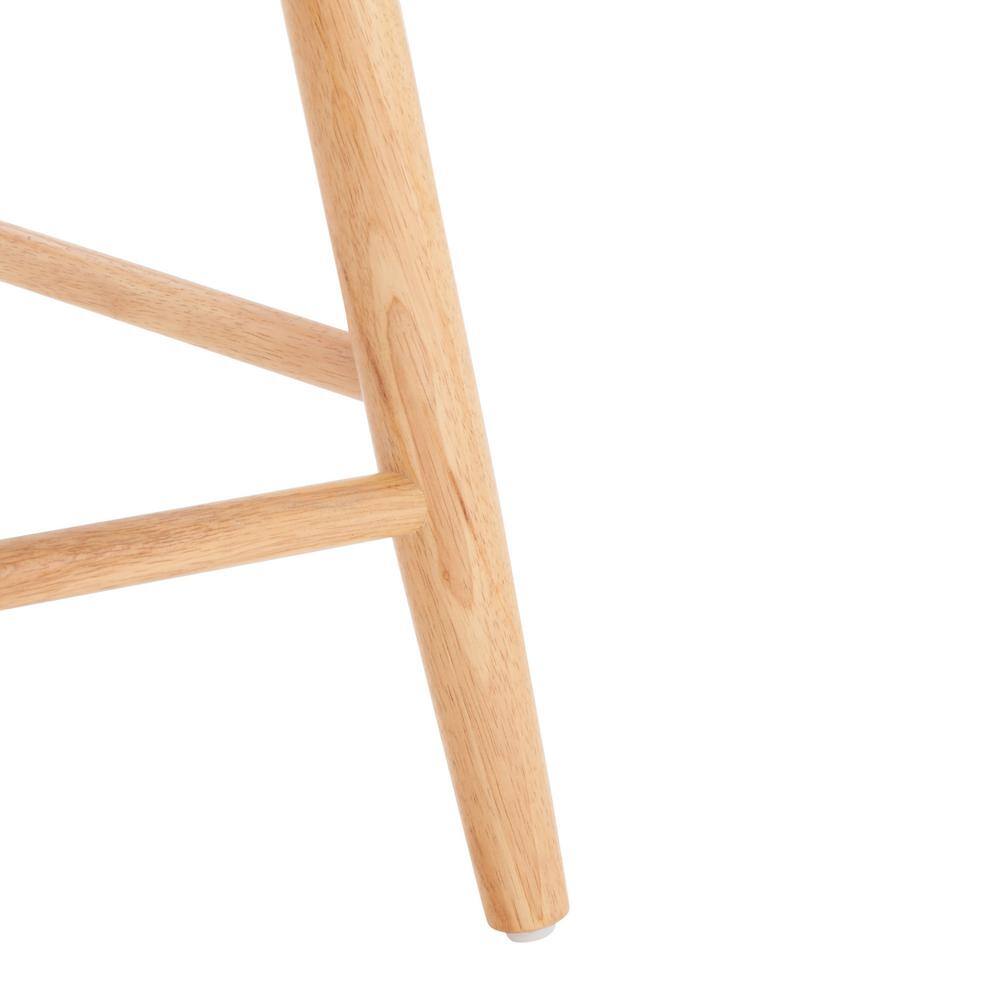 Tally 36'' Natural Finish Modern Farmhouse Wood Counter Stool