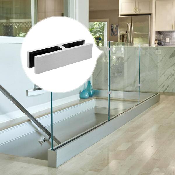 thumbnail image 2 of High-Quality 304-Stainless-Steel Bathroom Shower-Glass Door Hardware 135 Degree Fixed Panel Heavy Duty Clamp 2 of 14