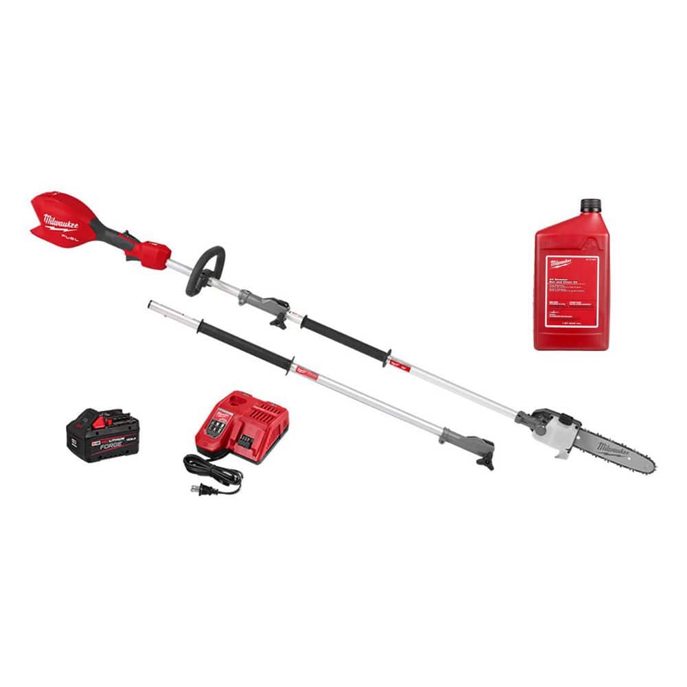 M18 Fuel 18V 10 in. Brushless Cordless Battery Powered Pole Saw Kit Quik-Lok Attachment Capability, 1 Qt Bar & Chain Oil price history on PriceWatchPro