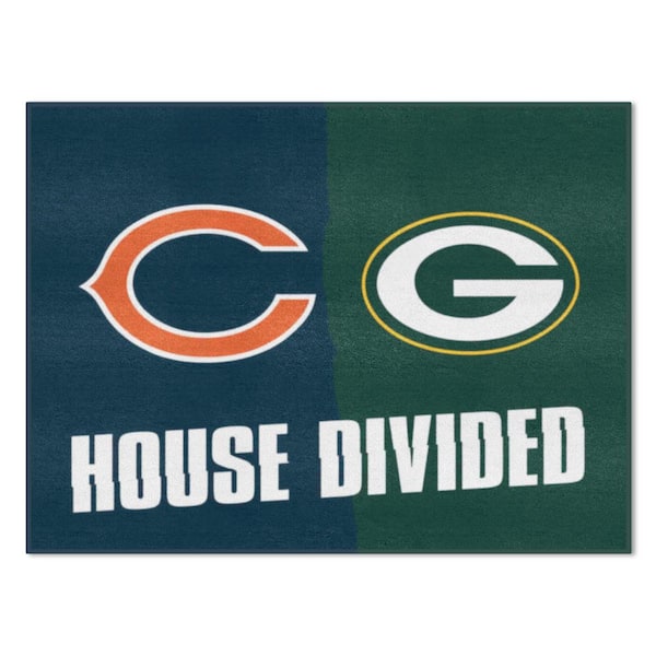 TrafficMaster NFL Bears:Packers House Divided Multi 3 ft. x 4 ft. Interior Area Rug
