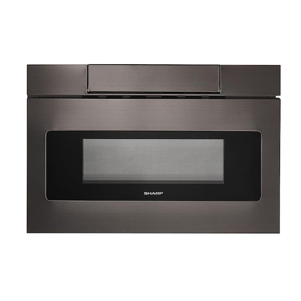 ft Sharp SMD2470AH 24 Microwave Drawer with 1.2 cu Capacity in Black Stainless Steel 