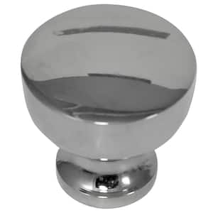 Precision 1-1/4 in. Polished Nickel Round Cabinet Knob