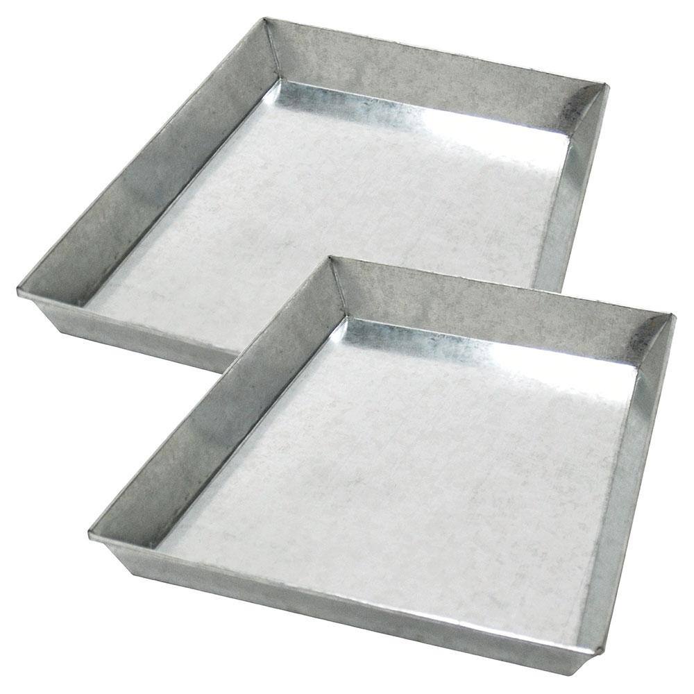 MINUTEMAN INTERNATIONAL 17 in. L Grey Set of 2 Steel Ash Pan for 36 in