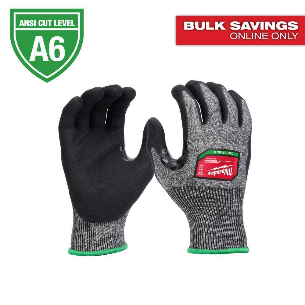 Medium High Dexterity Cut 6 Resistant Nitrile Dipped Work Gloves price history on PriceWatchPro