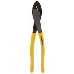 9 in. Terminal Crimper Cutter with Dipped Handles